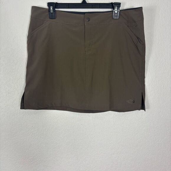 The North Face Brown TNF Apex Polyester Athletic Skort Size 14 - Picture 1 of 9